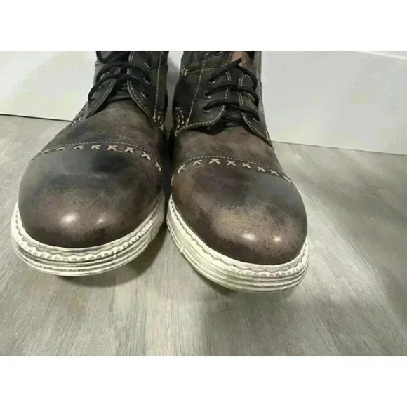 Bed Stu casual Men's Bowery Sneaker Boot -‎ Black Driftwood Us 10 - Picture 7 of 9
